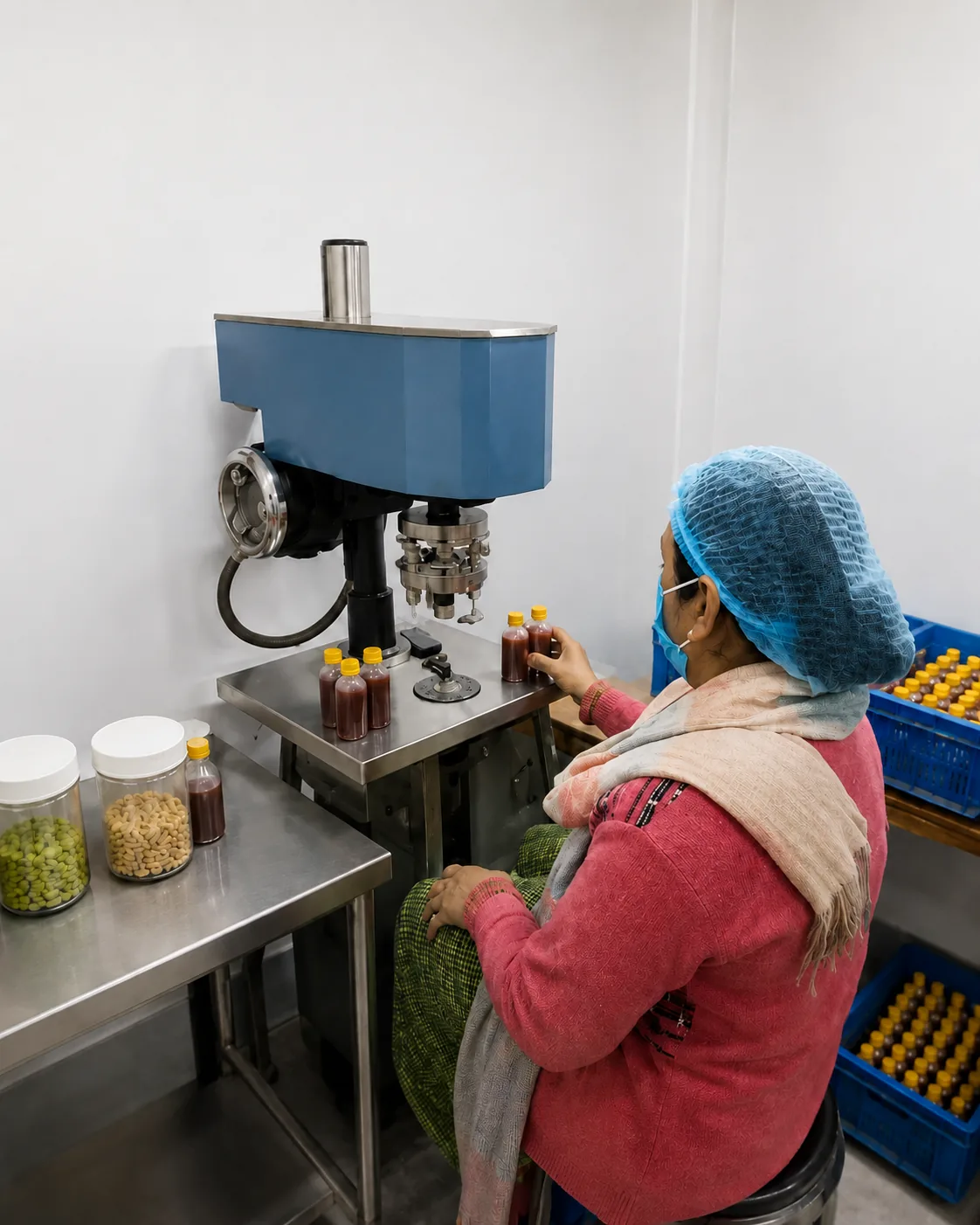 Sealing equipment at Quality Pharmaceuticals
